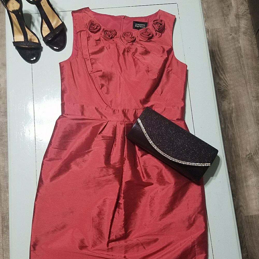 Rosette Sheath Dress